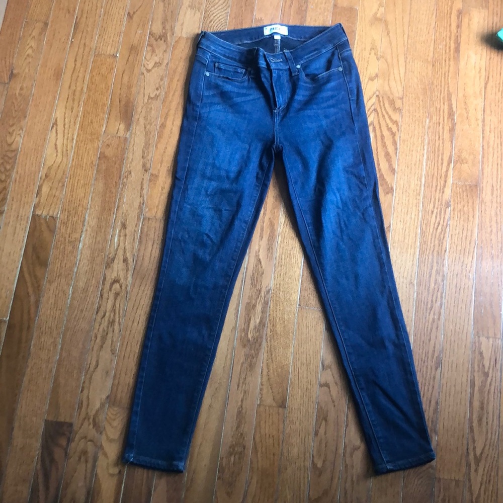 Designer dark denim jeans